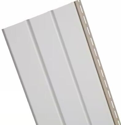 A white wall with three strips of plastic