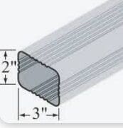 2x3 Downspout